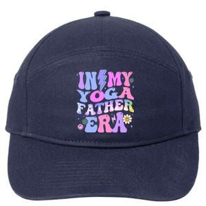 Groovy Tie Dye In My Yoga Father Era Yoga Lovers Gift 7-Panel Snapback Hat