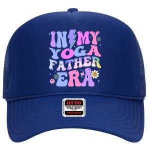 Groovy Tie Dye In My Yoga Father Era Yoga Lovers Gift High Crown Mesh Back Trucker Hat