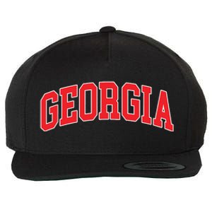 Georgia Throwback Design Classic Wool Snapback Cap