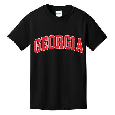 Georgia Throwback Design Classic Kids T-Shirt
