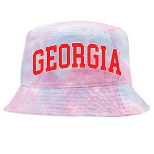 Georgia Throwback Design Classic Tie-Dyed Bucket Hat