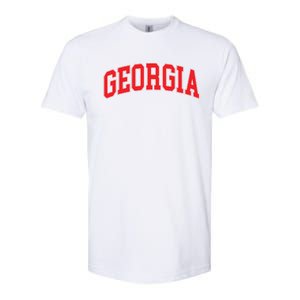 Georgia Throwback Design Classic Softstyle CVC T-Shirt