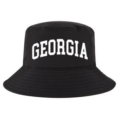 Georgia Throwback Design Classic Cool Comfort Performance Bucket Hat