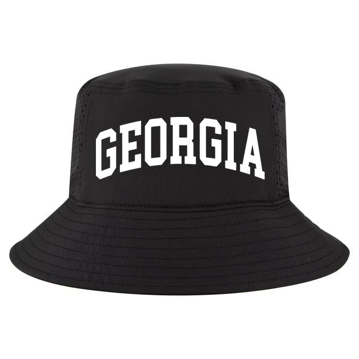 Georgia Throwback Design Classic Cool Comfort Performance Bucket Hat