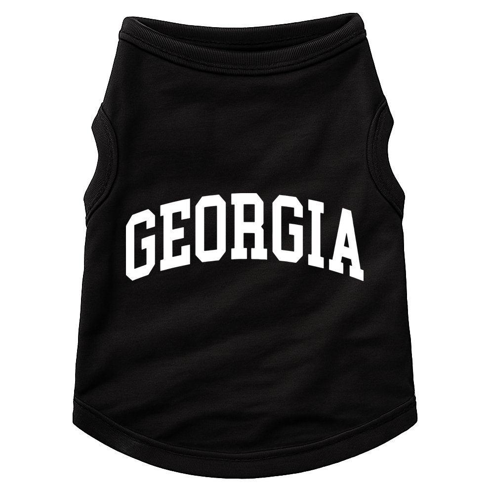 Georgia Throwback Design Classic Doggie Tank