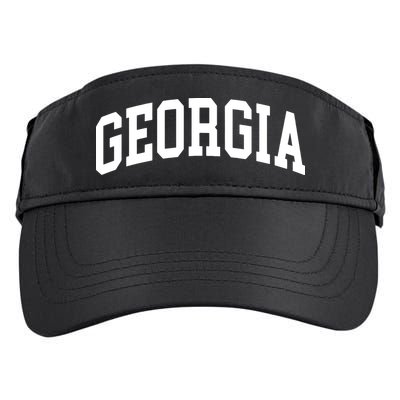 Georgia Throwback Design Classic Adult Drive Performance Visor