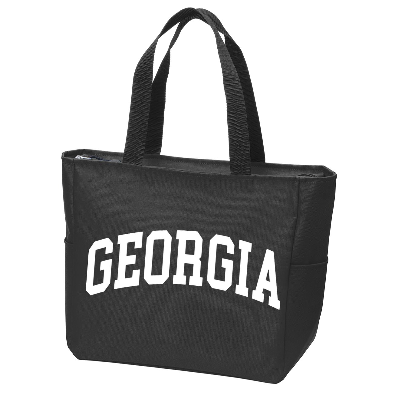 Georgia Throwback Design Classic Zip Tote Bag