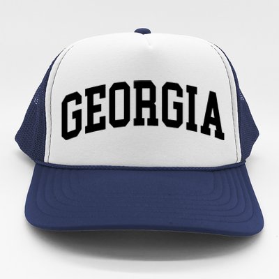 Georgia Throwback Design Classic Trucker Hat