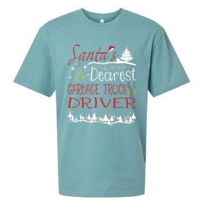 Garbage Truck Driver Xmas Job Cute Christmas Meaningful Gift Sueded Cloud Jersey T-Shirt