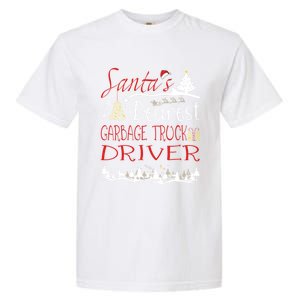 Garbage Truck Driver Xmas Job Cute Christmas Meaningful Gift Garment-Dyed Heavyweight T-Shirt