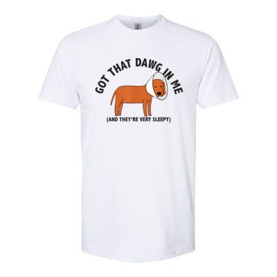 Got That Dawg In Me And Theyre Very Sleepy Softstyle CVC T-Shirt