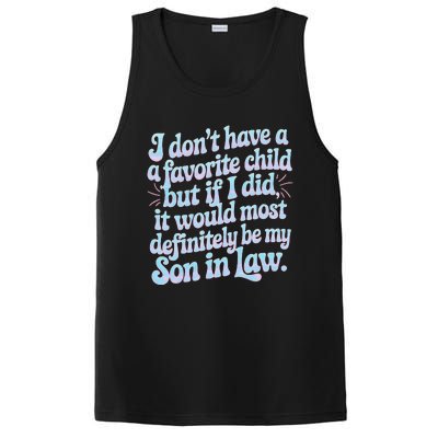 Groovy Tie Die I DonT Have A Favorite Child Son In Law PosiCharge Competitor Tank