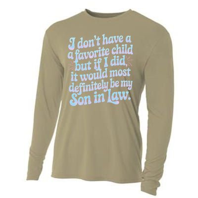 Groovy Tie Die I DonT Have A Favorite Child Son In Law Cooling Performance Long Sleeve Crew