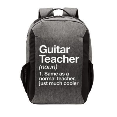 Guitar Teacher Definition Funny Musician Music Vector Backpack