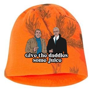 Give The Daddies Some Juice Funny For ManS And WomanS Kati - Camo Knit Beanie