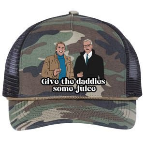 Give The Daddies Some Juice Funny For ManS And WomanS Retro Rope Trucker Hat Cap