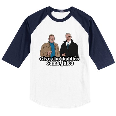 Give The Daddies Some Juice Funny For ManS And WomanS Baseball Sleeve Shirt