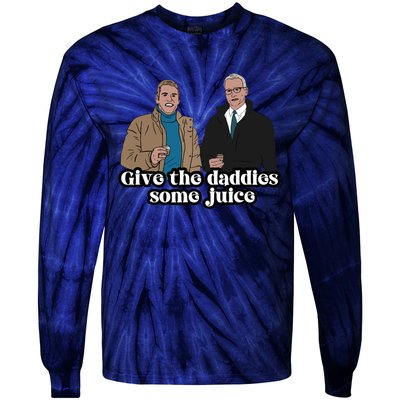 Give The Daddies Some Juice Funny For ManS And WomanS Tie-Dye Long Sleeve Shirt