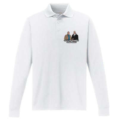 Give The Daddies Some Juice Funny For ManS And WomanS Performance Long Sleeve Polo