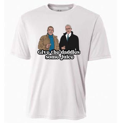 Give The Daddies Some Juice Funny For ManS And WomanS Cooling Performance Crew T-Shirt