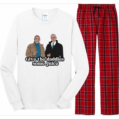 Give The Daddies Some Juice Funny For ManS And WomanS Long Sleeve Pajama Set