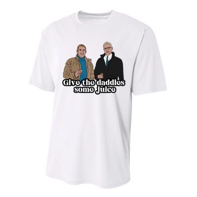 Give The Daddies Some Juice Funny For ManS And WomanS Performance Sprint T-Shirt