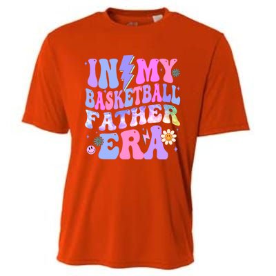 Groovy Tie Dye In My Basketball Father Era Gift Cooling Performance Crew T-Shirt