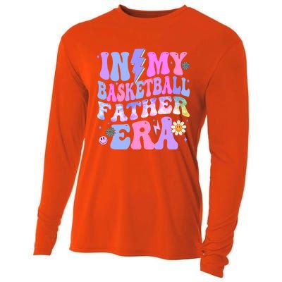 Groovy Tie Dye In My Basketball Father Era Gift Cooling Performance Long Sleeve Crew