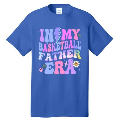 Groovy Tie Dye In My Basketball Father Era Gift Tall T-Shirt