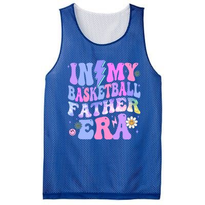 Groovy Tie Dye In My Basketball Father Era Gift Mesh Reversible Basketball Jersey Tank