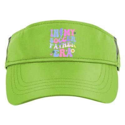 Groovy Tie Dye In My Soccer Father Era Gift Adult Drive Performance Visor