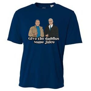 Give The Daddies Some Juice Funny Cooling Performance Crew T-Shirt