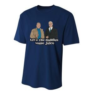 Give The Daddies Some Juice Funny Performance Sprint T-Shirt