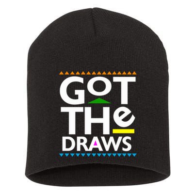 Got The Draws Short Acrylic Beanie