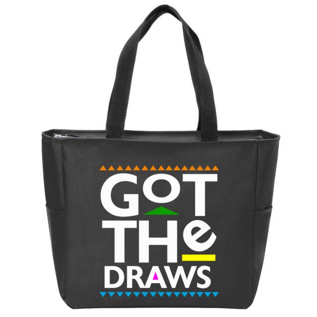 Got The Draws Zip Tote Bag