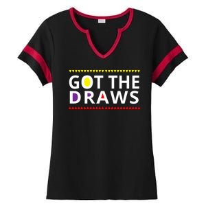 Got The Draws 90s Ladies Halftime Notch Neck Tee