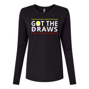 Got The Draws 90s Womens Cotton Relaxed Long Sleeve T-Shirt