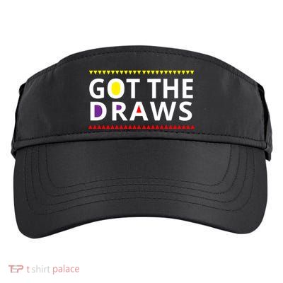 Got The Draws 90s Adult Drive Performance Visor