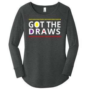 Got The Draws 90s Women's Perfect Tri Tunic Long Sleeve Shirt