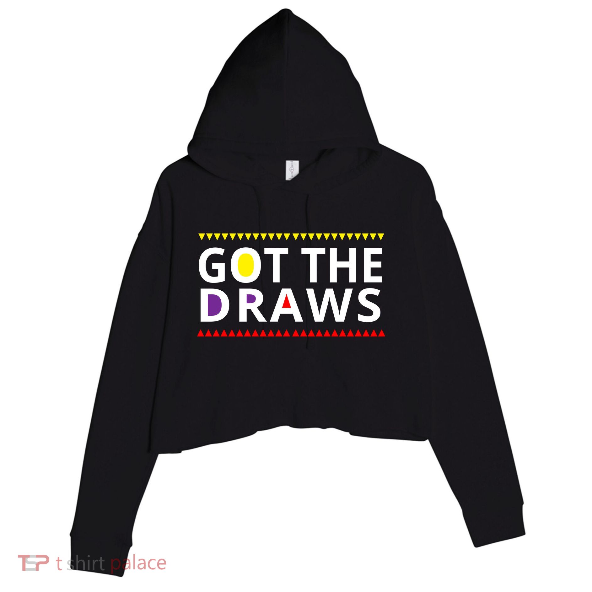 Got The Draws 90s Crop Fleece Hoodie