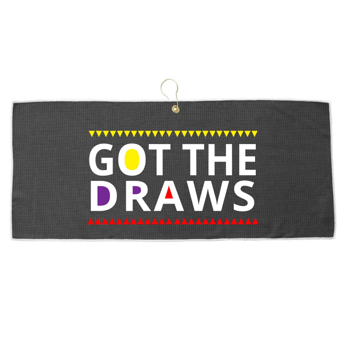 Got The Draws 90s Large Microfiber Waffle Golf Towel