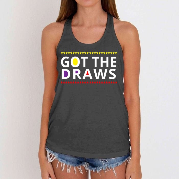 Got The Draws 90s Women's Knotted Racerback Tank