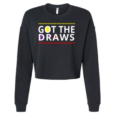 Got The Draws 90s Cropped Pullover Crew