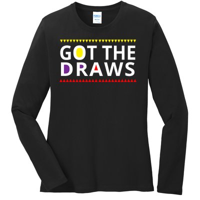 Got The Draws 90s Ladies Long Sleeve Shirt