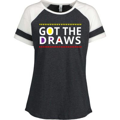 Got The Draws 90s Enza Ladies Jersey Colorblock Tee