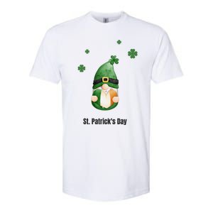 Gnome Tie Dye Shamrock Let Shenanigans Begin St Patricks Day Softstyle CVC T-Shirt