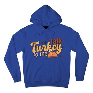 Groovy Thanksgiving Day Family Matching Talk Turkey To Me Gift Hoodie