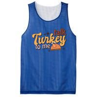 Groovy Thanksgiving Day Family Matching Talk Turkey To Me Gift Mesh Reversible Basketball Jersey Tank