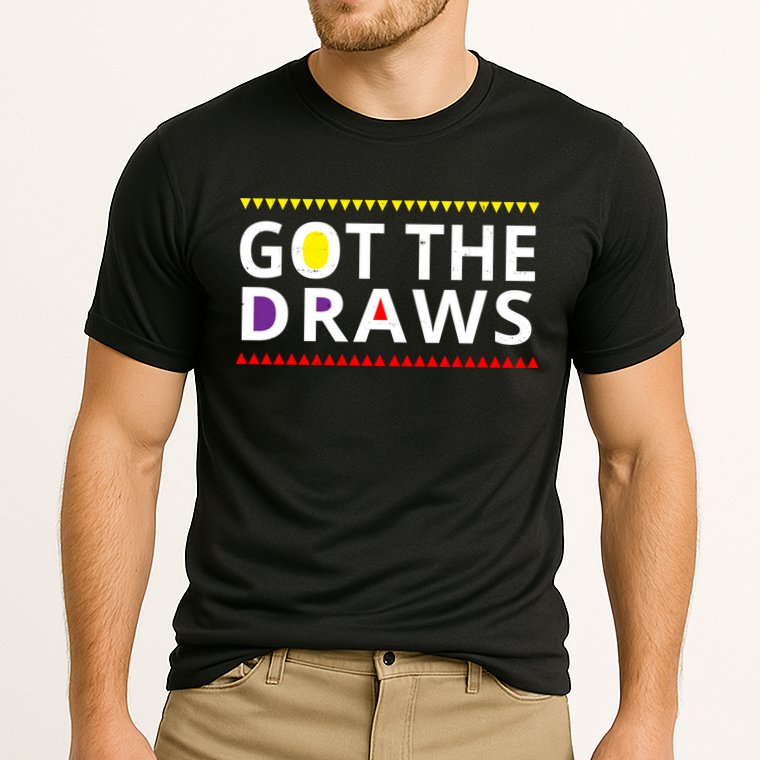 Got The Draws 90s Vintage Distress Cooling Performance Crew T-Shirt
