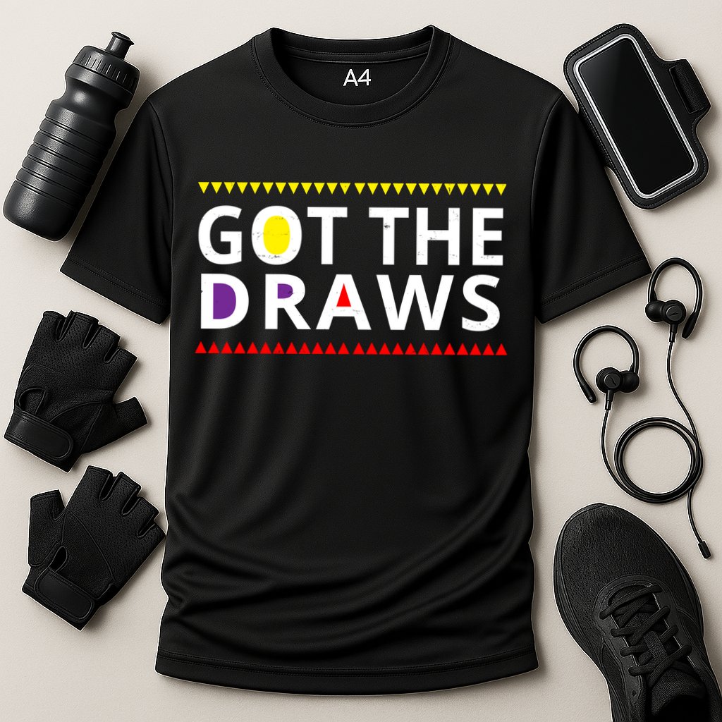 Got The Draws 90s Vintage Distress Cooling Performance Crew T-Shirt